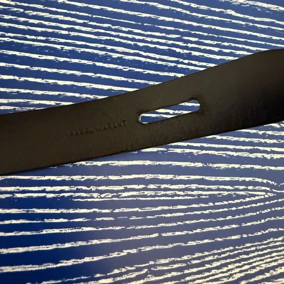 Isabel Marant Off White and Black Belt - Picture 2 of 3